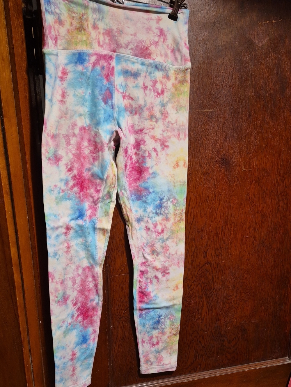 Curves N Combat Boots Tie-Dye Leggings - Multicolor